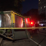 Watch: NYC Garbage Truck Drags Dining Shed 10 Feet With Patrons Inside