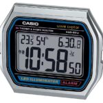 Casio super-sized a classic digital watch to create this retro desk clock