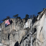 Yosemite Workers Unfurl Upside-Down US Flag to Protest Trump Job Cuts